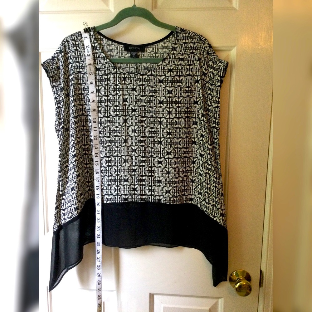 Karen Kane sleeveless blouse top M medium